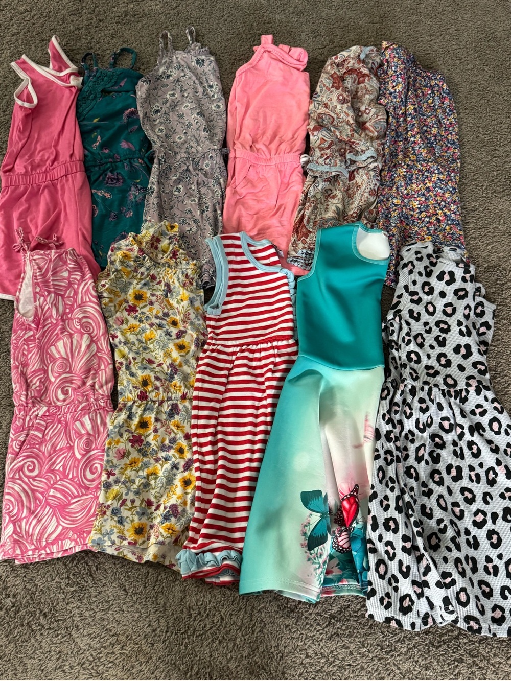 Girls' Dress & Romper Bundle - 10/12